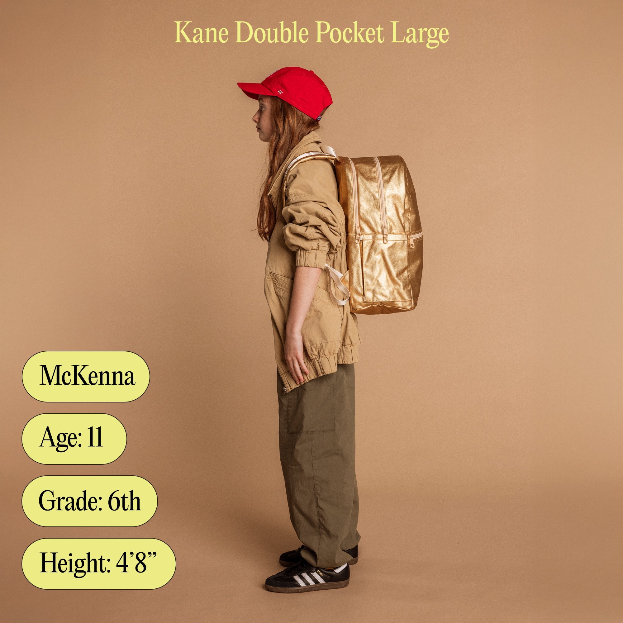 Image of Kane Double Pocket Large Backpack